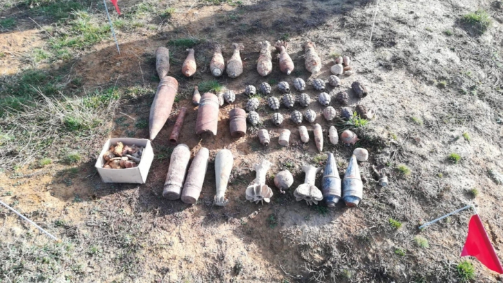 Peste 160 de elemente de muniție, distruse controlat de pirotehniștii bistrițeni