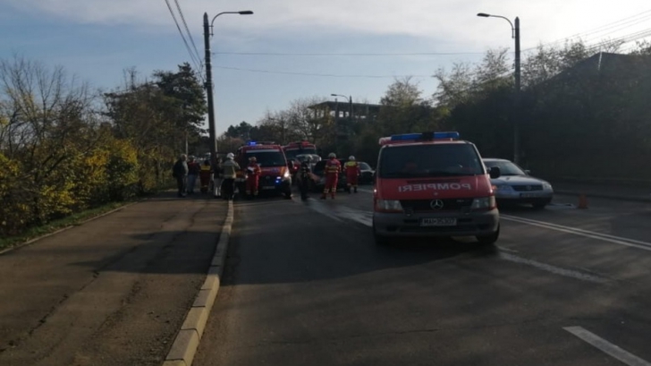 Accident în lanț, în Suceava. Impact violent între 3 mașini: o victimă