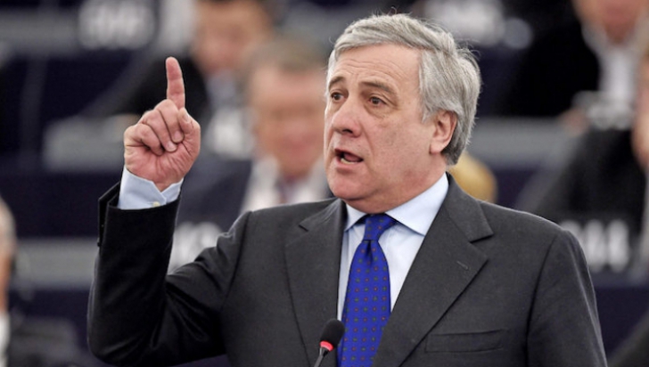 Antonio Tajani îi invită pe românii din Italia să-l voteze pe Iohannis