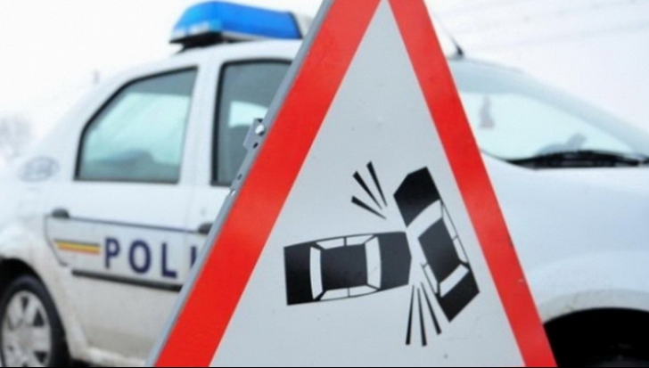 Accident cumplit! Un TIR s-a răsturnat și a ars ca o torță