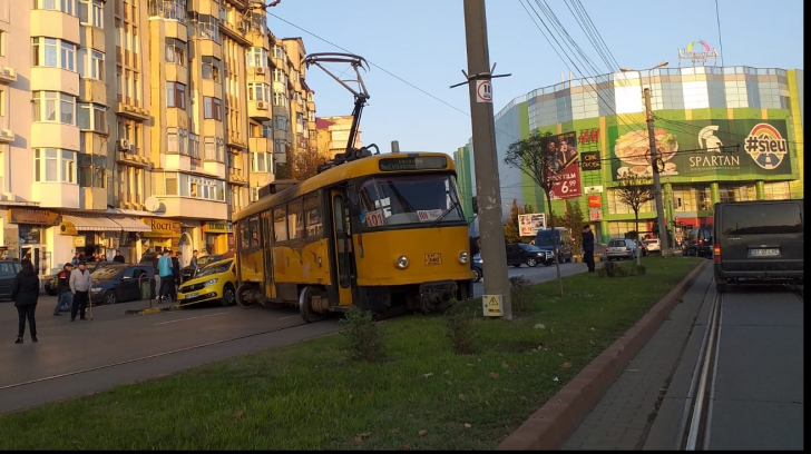 Tramvai deraiat la Botosani