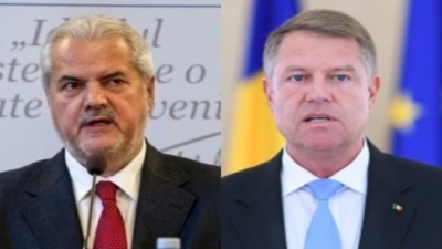 Adrian Năstase, fost premier al României și Klaus Iohannis, actualul președinte