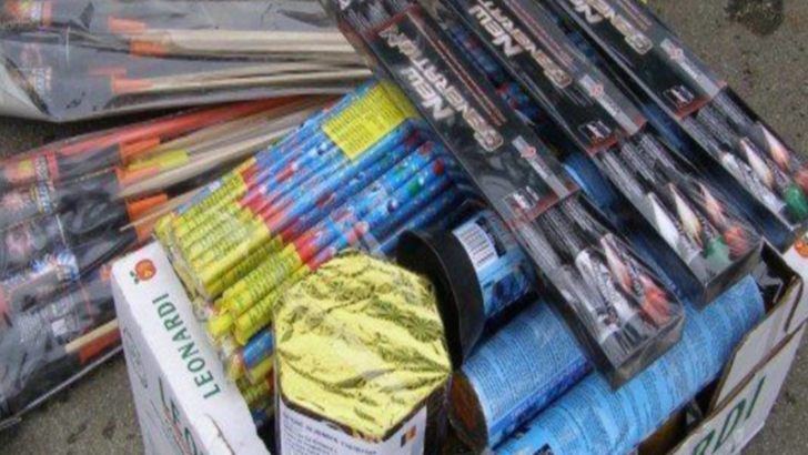 Captură record! Peste 700 kg de articole pirotehnice confiscate de polițiști în minivacanța de Crăciun