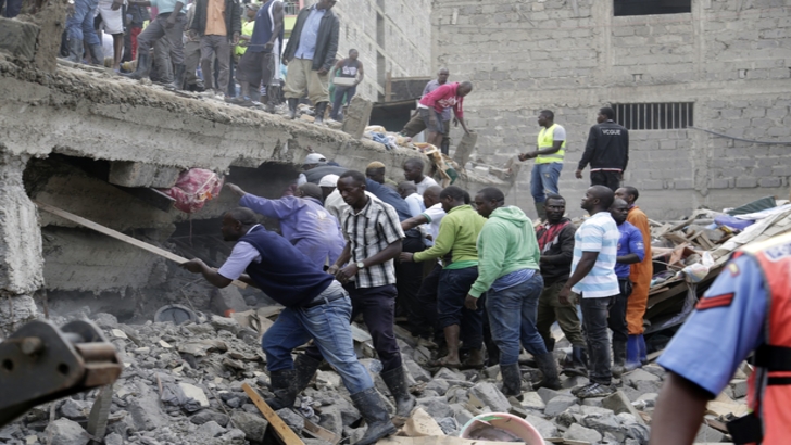 Kenya. O clădire de şase etaje s-a prăbuşit într-o suburbie a capitalei