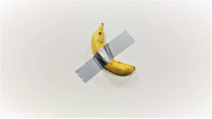 O banană a fost vândută cu 120.000 de dolari