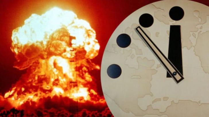  Ceasul Apocalipsei, la cel mai apropiat nivel de sfârşitul lumii