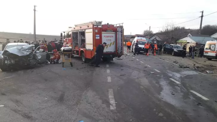 Grav accident în Vaslui. Plan roșu de intervenție