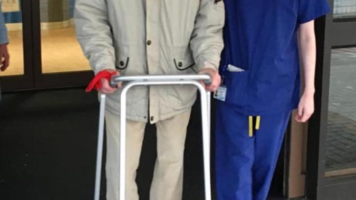 A luptat cu boala și a învins-o! Un pacient în vârstă de 87 de ani s-a vindecat de coronavirus