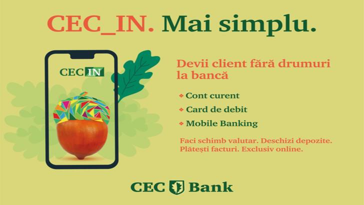 CEC Bank lansează un serviciu inovator, oricine poate deveni client al băncii direct de pe telefonul mobil (P)