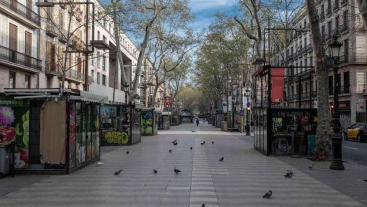 Orașe pustii în vreme de pandemie: Barcelona, New York, Berlin, Madrid, Londra Foto: i.imgur.com