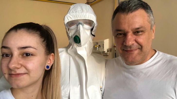 Primarul din Deva și fiica sa, vindecați după infecția cu COVID-19 Foto: Facebook/Florin Oancea
