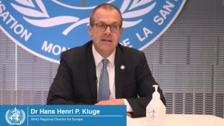 Hans Kluge, directorul pentru Europa al Organizaţiei Mondiale a Sănătăţii (OMS)