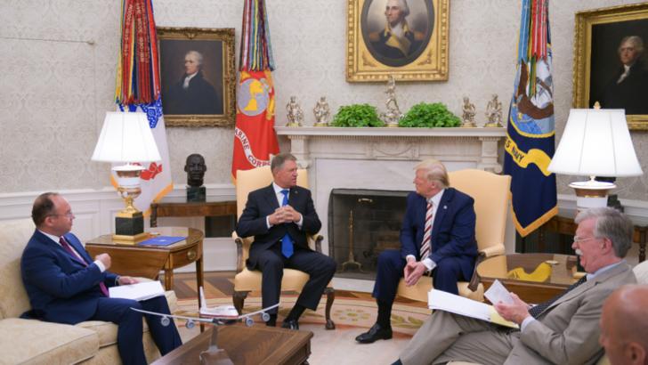 Convorbiri tete-a-tete intre Klaus Iohannis și Donald Trump (Biroul Oval), 20 august 2019
