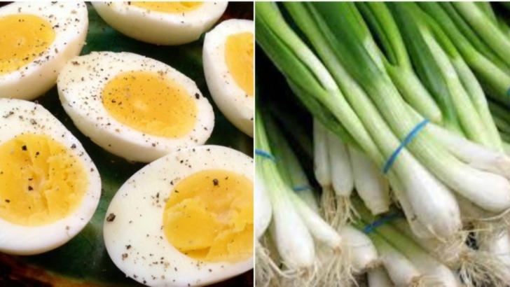 Ce se întâmplă în corpul tău dacă mănânci ouă fierte cu ceapă verde