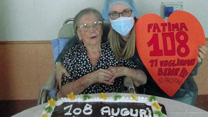Fatima Negrini de 108 ani din Milano s-a vindecat de coronavirus