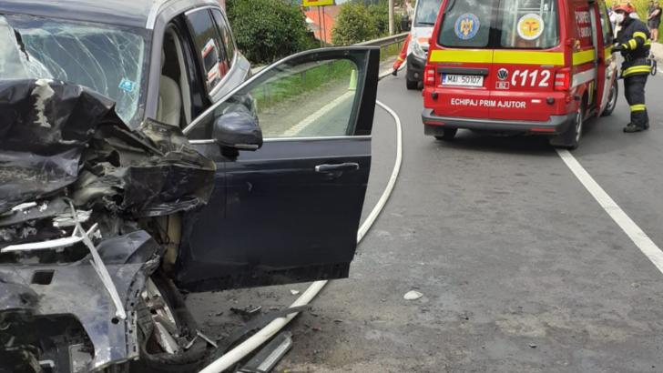 Accidente rutiere în lanț în județul Brașov! Trei persoane rănite și trafic blocat complet pe DN1