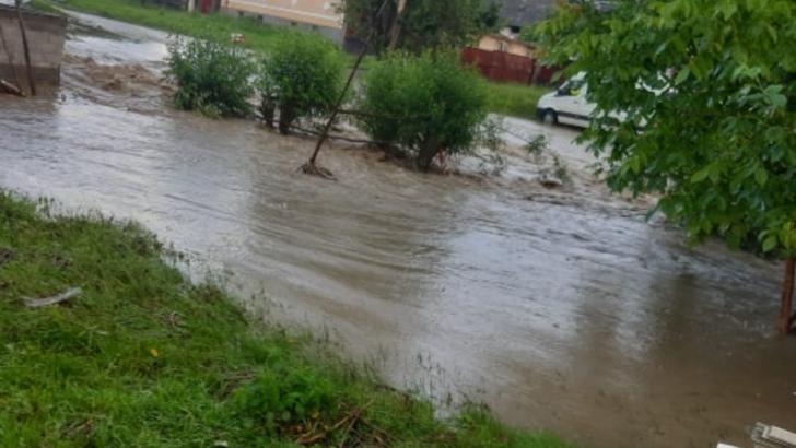  Inundații în județul Bistrița-Năsăud Foto: Bistriteanul.ro