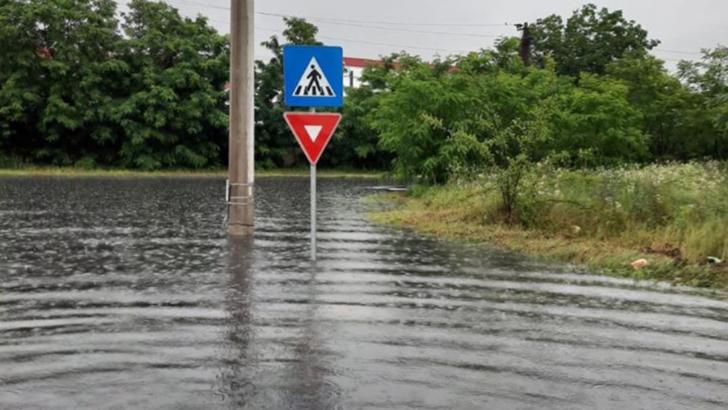 Lugojul, inundat după o ploaie torențială