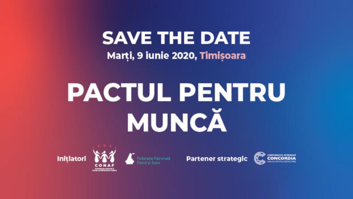 CONAF: Conferințele "Pactul pentru muncă" vor continua și în 2020. Împreună reconstruim România