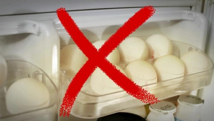 De ce să NU ții niciodată ouăle pe ușa frigiderului 