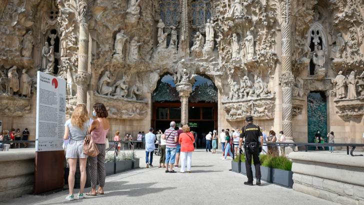 La Sagrada Familia, Barcelona Foto: Twitter.com