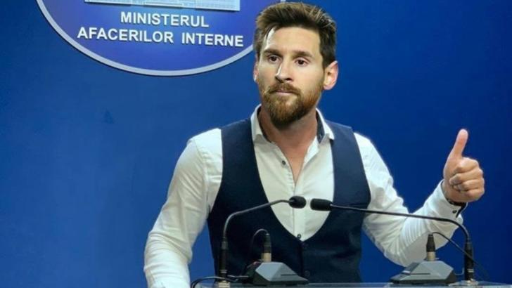 Ministerul Afacerilor Interne, mesaj VIRAL despre transferul lui Leo Messi în România