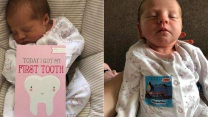 Povestea uluitoare a fetiţei care s-a născut cu un dinte. Ce a păţit după 12 zile
