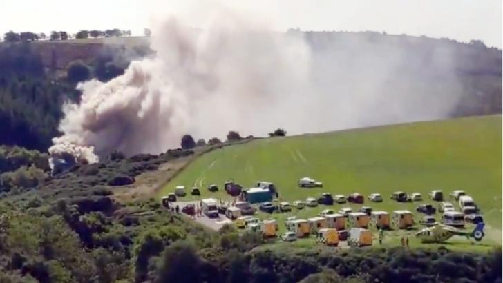 Un tren a deraiat în nord-estul Scoției! 25 de ambulanțe și un elicopter, trimise la fața locului, 12 august 2020