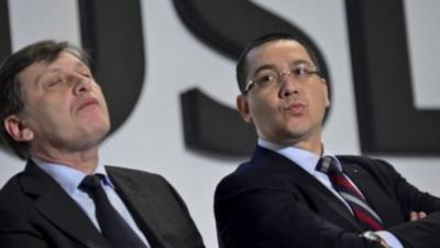 Crin Antonescu și Victor Ponta în 2014, când erau liderii USL