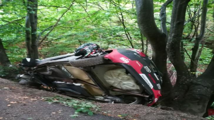 Accident la Transilvania Rally: pilot rănit, dus de urgență la spital 