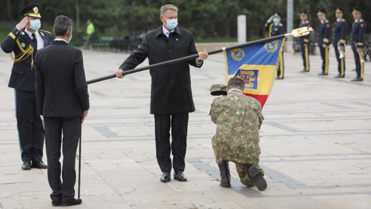 Președintele Klaus Iohannis la Ziua Armatei. Foto: INQUAM, Octav Ganea