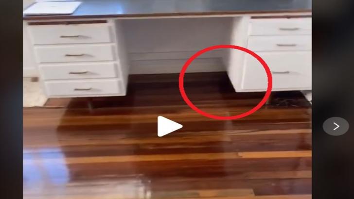 VIDEO – Părea un birou obișnuit, însă când s-a apropiat de el a văzut ceva îngrozitor