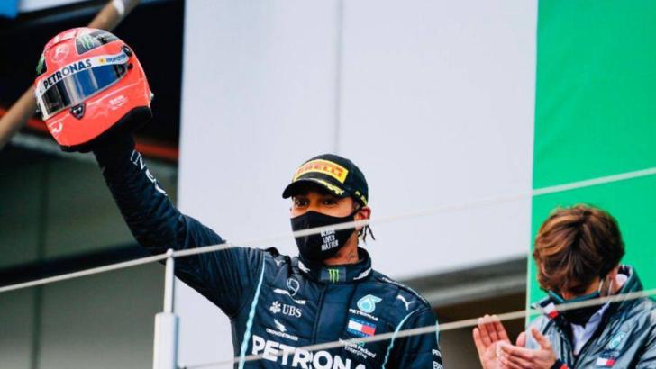 VIDEO | Zi istorică pentru Formula 1! Lewis Hamilton a egalat recordul de victorii deținut de Michael Schumacher