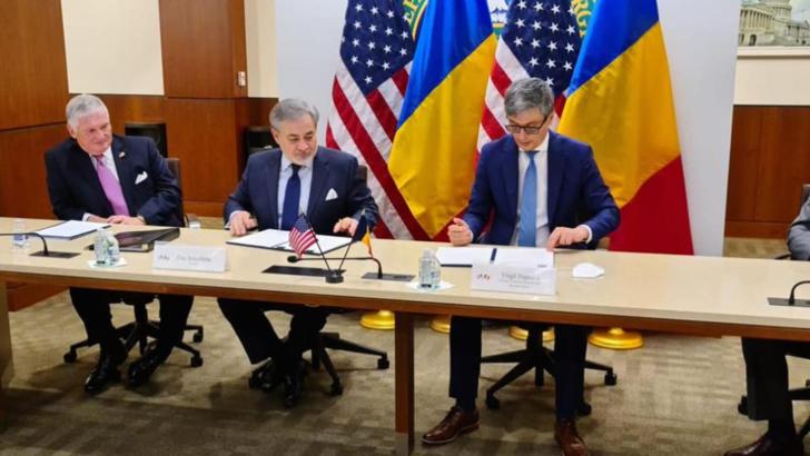 Virgil Popescu a semnat, la Washington, un acord istoric pentru construirea a două noi reactoare ale centralei nucleare de la Cernavodă