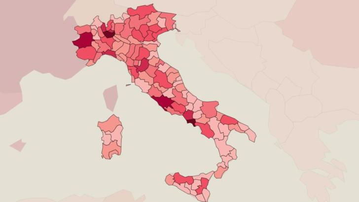 Spirala morții COVID revine în Italia. De la finalul lunii martie nu au mai fost atâtea decese