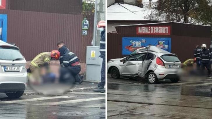 Accident grav în București: o tânără în vârstă de 20 de ani a MURIT după ce a pierdut controlul mașinii pe șoseaua Giulești