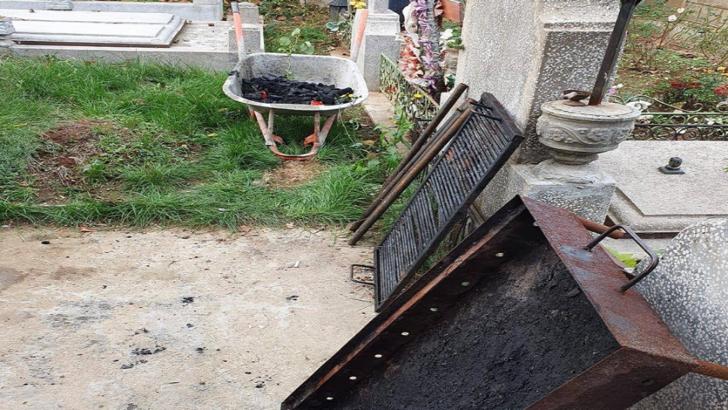 Moartea interlopului Emi Pian, comemorată la un grătar, chiar în cimitir. Rudele, amendate