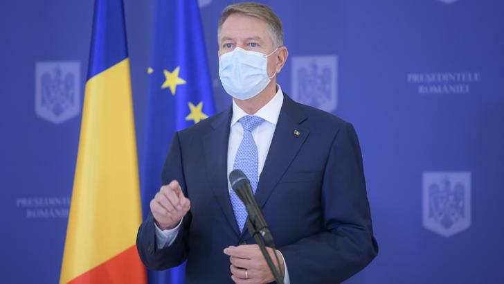 Klaus Iohannis, președintele României - Declarație de presă 24 noiembrie 2020; Foto: Presidency.ro