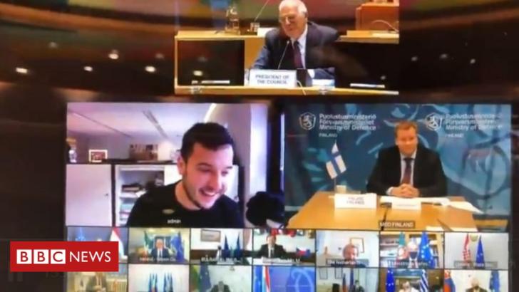 Un jurnalist a dat buzna într-o videoconferinţă secretă a miniştrilor apărării din UE