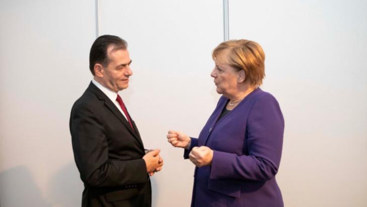 Premierul Ludovic Orban, convorbire cu Angela Merkel, cancelarul Germaniei: Ce au discutat cei doi oficiali