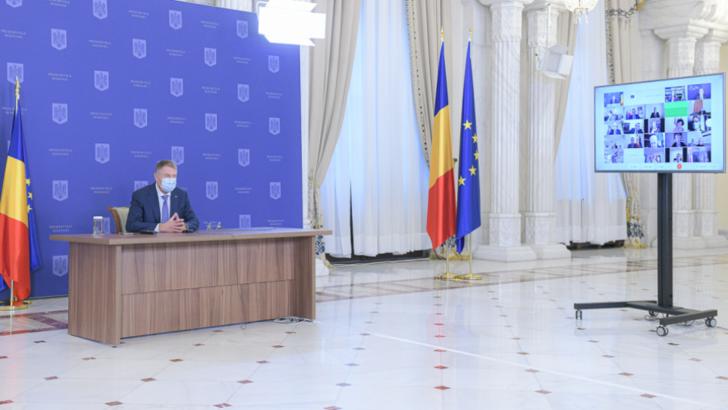 Președintele Klaus Iohannis, anunț despre „coagularea unei coaliții de centru-dreapta” în România, după alegerile parlamentare Foto: Administrația prezidențială