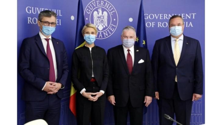Premierul interimar Nicolae Ciucă, întâlnire cu ambasadorul SUA. Acord între Guvernul României și Guvernul Statelor Unite ale Americii