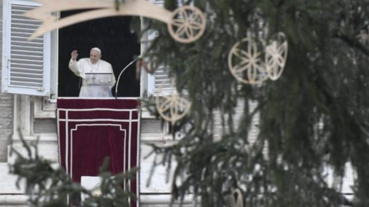 Papa Francisc, la rugăciunea din Piața Sf. Petru, 6 decembrie 2020 Foto: Vatican News