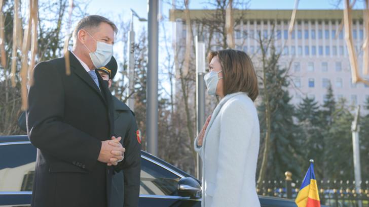 Klaus Iohannis și Maia Sandu, Chișinău, 29 decembrie 2020 Foto: Administrația Prezidențială