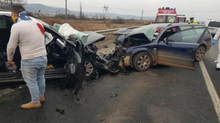 Accident rutier cu 2 morți și 3 răniți, pe DN1, la Sibiu! Trafic BLOCAT