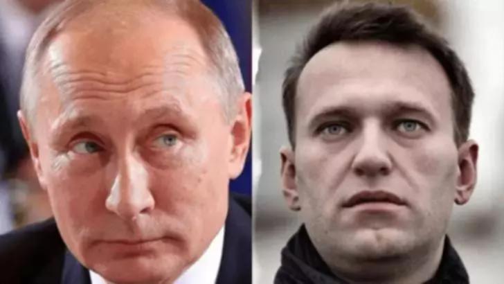 Vladimir Putin și Aleksei Navalnîi