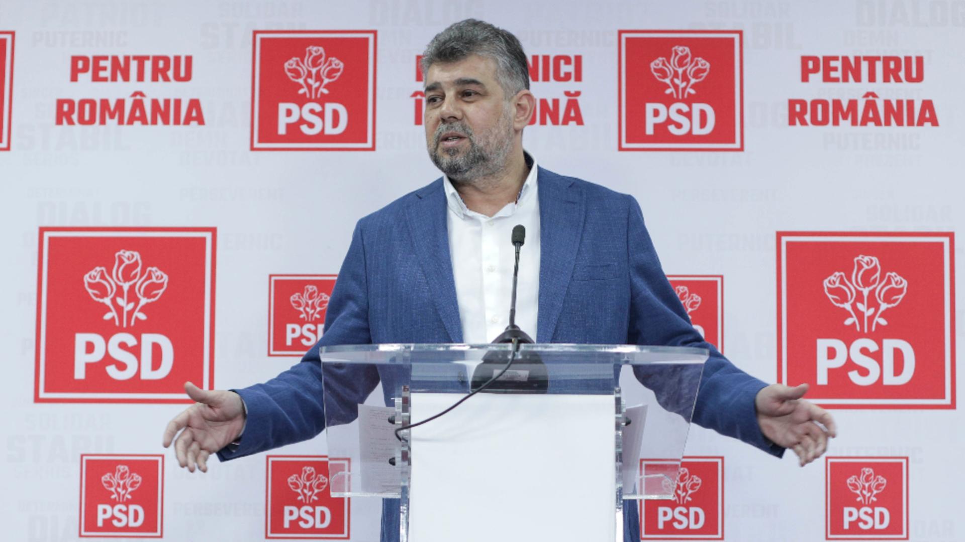 Marcel Ciolacu, președintele PSD Foto: Inquam Photos/Octav Ganea