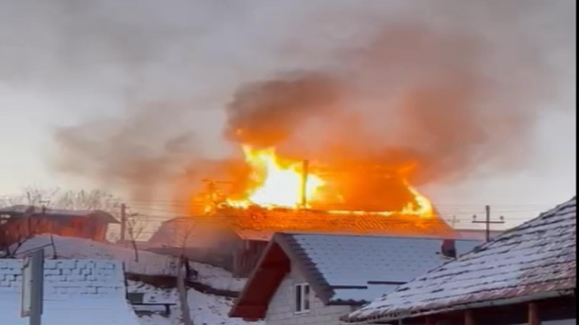 Incendiu la Câmpulung Moldovenesc