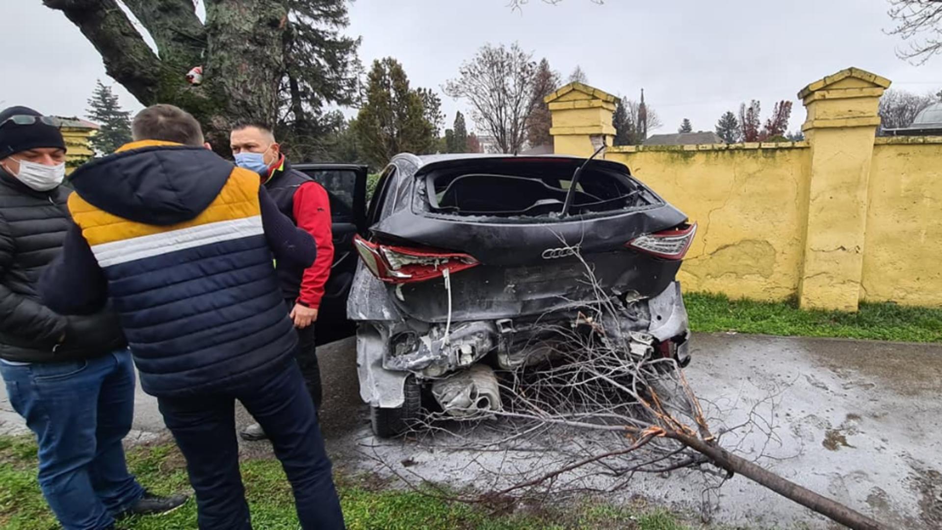 Accident in lanț în Timișoara, un șofer a murit (foto: Info Trafic Timis)