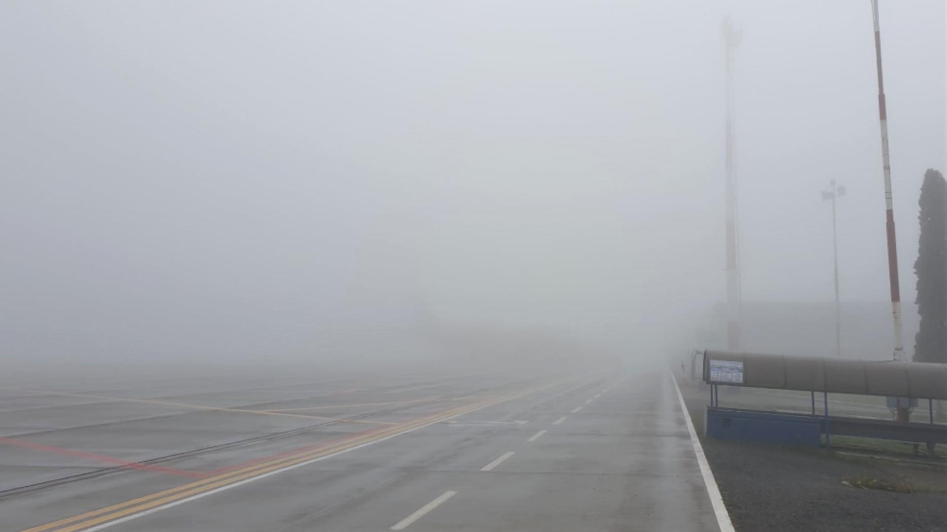 Aeroportul Internațional Iași, afectat de ceață